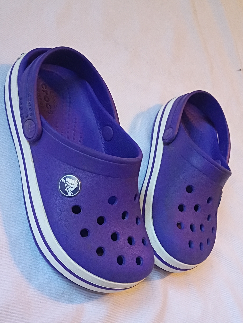 Crocs Kids' Purple Classic Slingback Clog